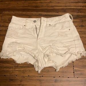white pacsun shorts